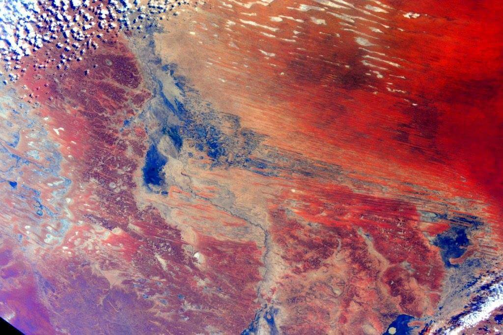 Международная космическая станция Эстакада в  Австралии Фото: NASA