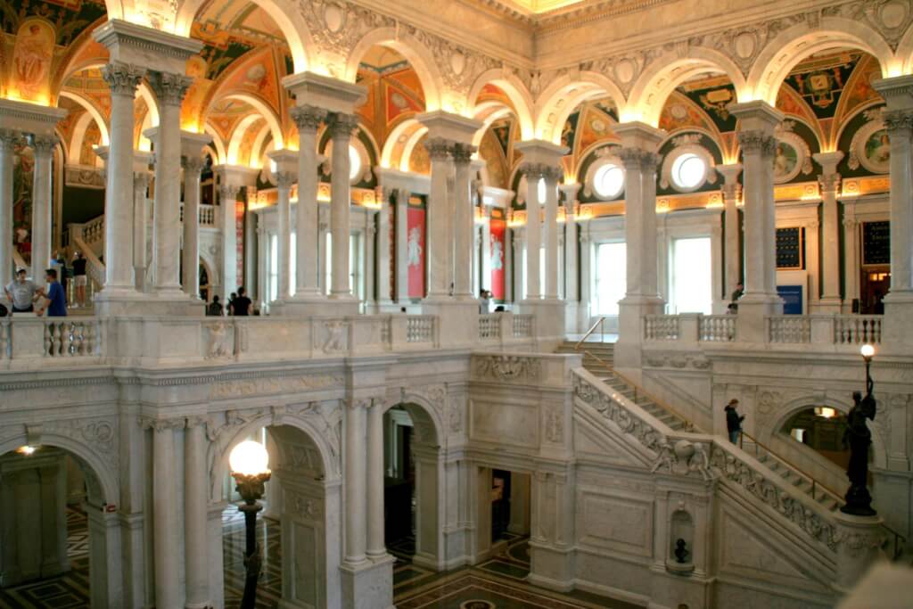 Библиотека Конгресса. Центральный холл. Фото: Danny Fowler, flickr.com