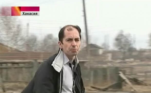 Корреспондент Первого канала Михаил Акинченко Фото: кадр видео