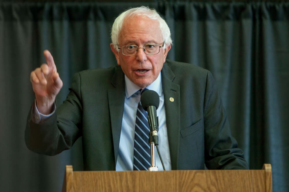 Bernie Sanders called for vote for Clinton. Photo: Depositphotos