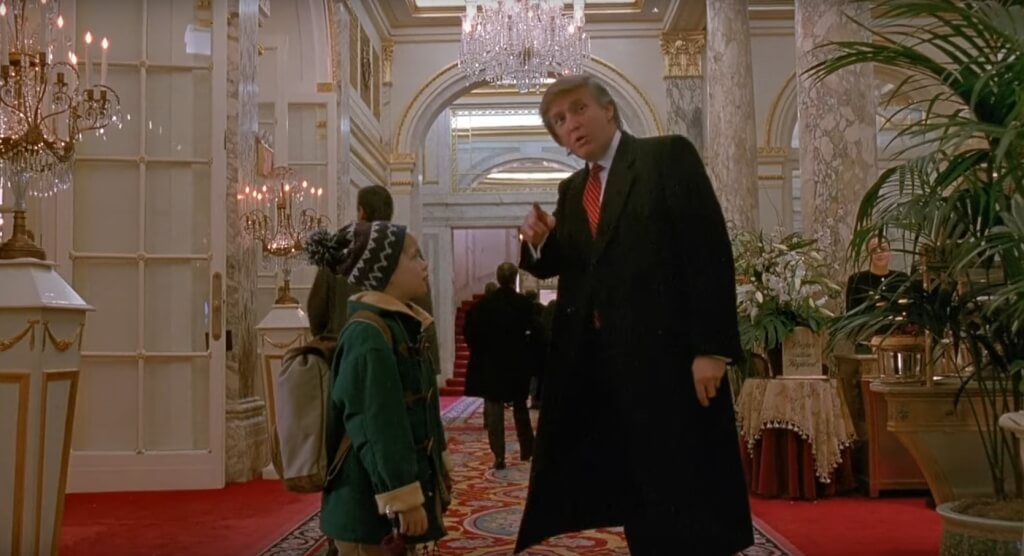Shot from the movie "Home Alone 2"