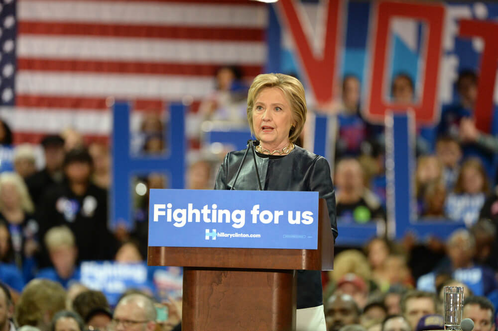 Presidential Candidate Hillary Clinton Photo: depositphotos