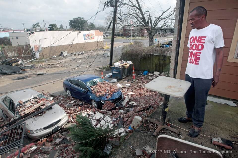 The state of Louisiana suffered the most from a tornado. Photo: photos.nola.com