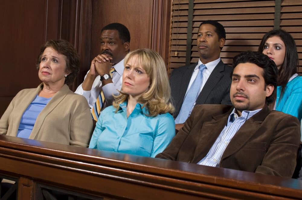 People of various professions and nationalities take part in the jury trial. Photo: depositphotos.com