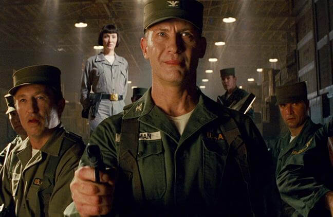 Photo: still from the movie "Indiana Jones and the Kingdom" of the crystal skull