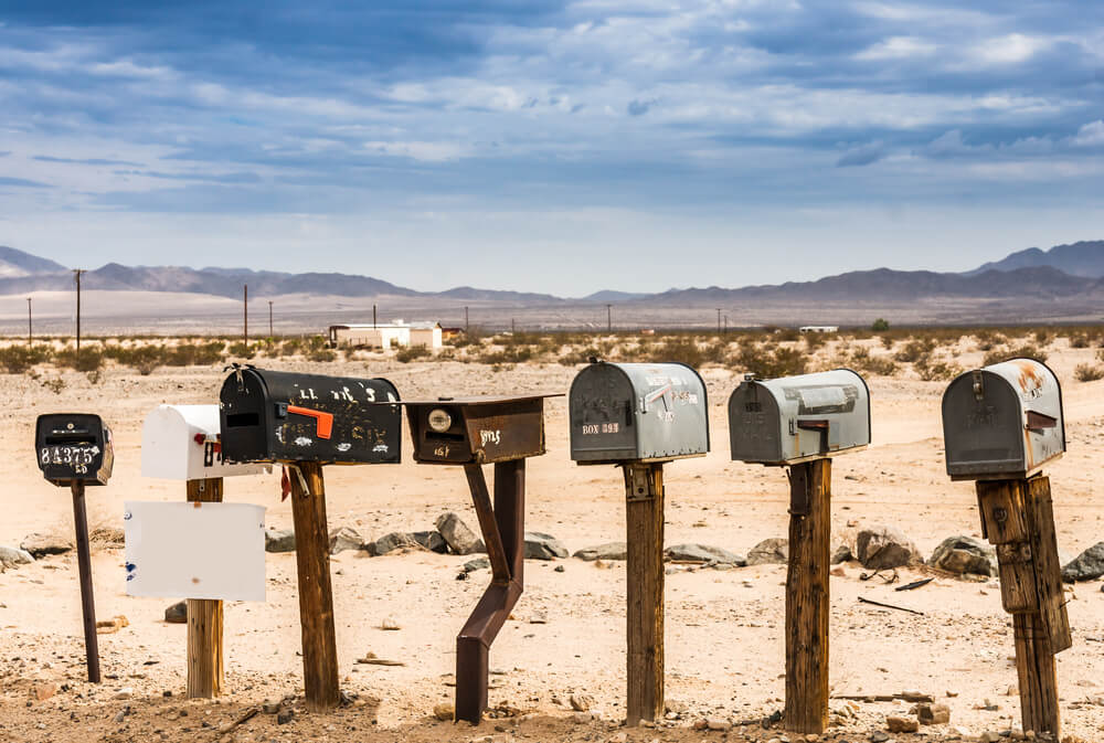 Buzones de correos, o el mundo al revés