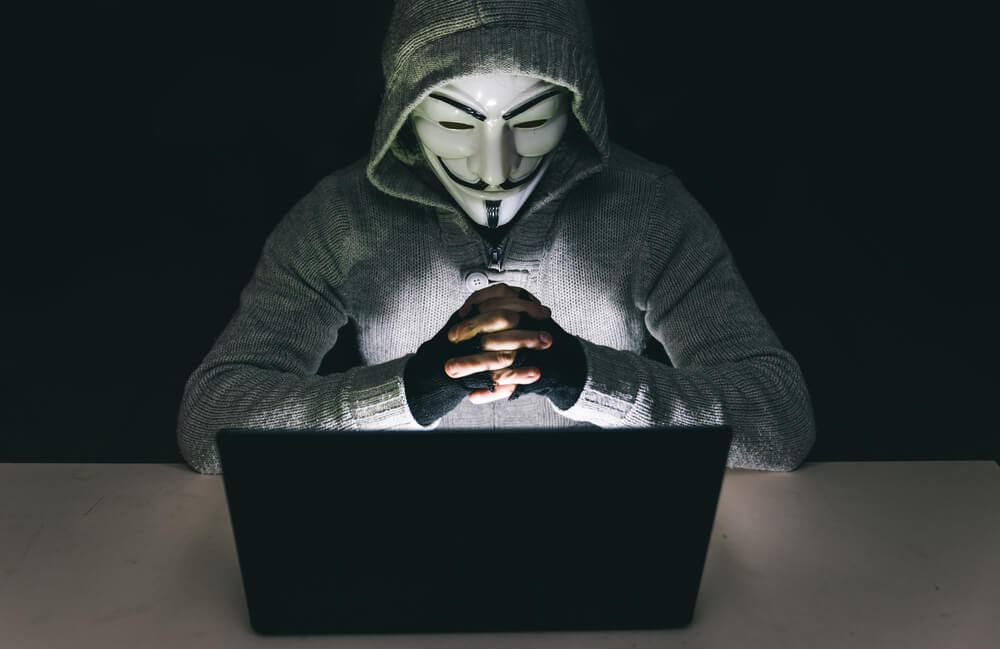 Anonymous hacker group chat room